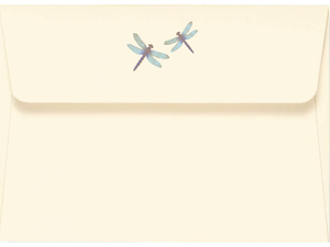 Blue Dragonfly Stationery Set