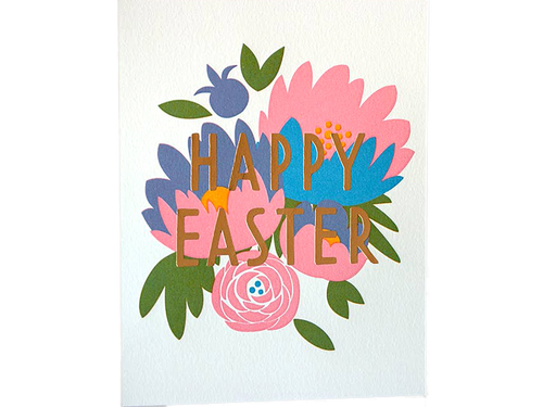 Happy Easter Bouquet, Single Card