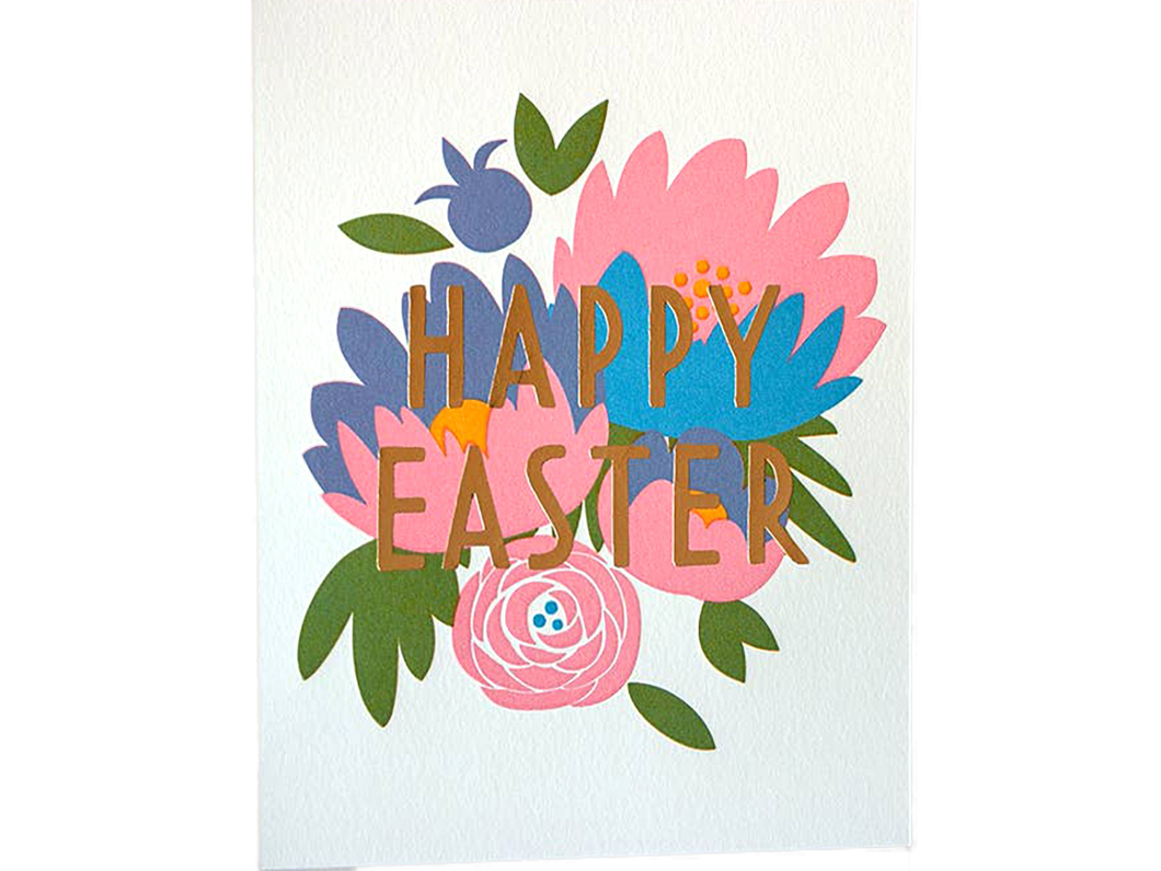 Happy Easter Bouquet, Single Card