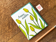Easter Tulips Greeting Card