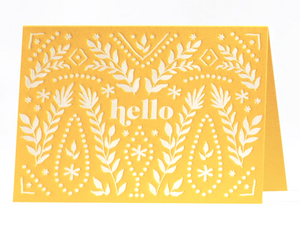 Prairie Hello Note Cards, Boxed Set of 6