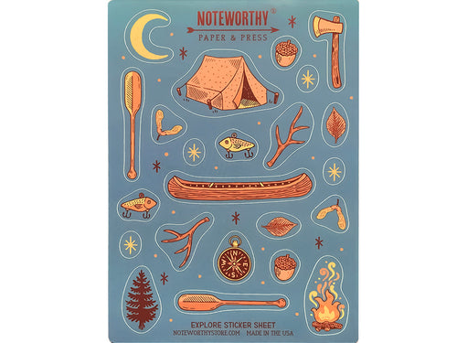 Explore Sticker Sheet