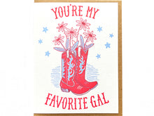 Favorite Gal Greeting Card