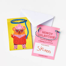 Cowbear Valentine's Cards, Set of 28