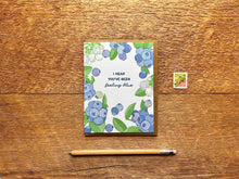 Blueberries Encouragement, Single Card