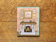 Fireplace Holiday Wishes Card