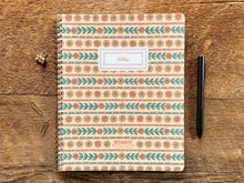 Floral Stripes Notebook