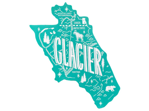 Glacier Sticker