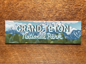 Grand Teton Bumper Sticker