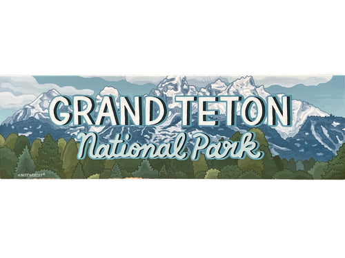 Grand Teton Bumper Sticker