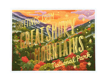 Great Smoky Mountains Foil Postcard
