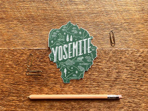 Yosemite National Park Sticker