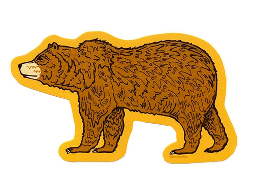 Grizzly Bear Sticker