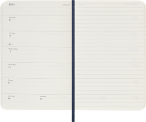 2025-2026 18 Month Weekly Pocket Softcover Planner, Sapphire Blue