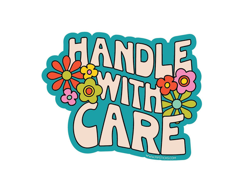 Handle With Care Vinyl Sticker