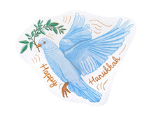 Hanukkah Dove Postcard