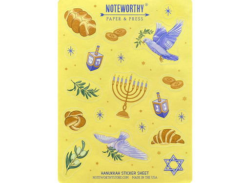Hanukkah Sticker Sheet
