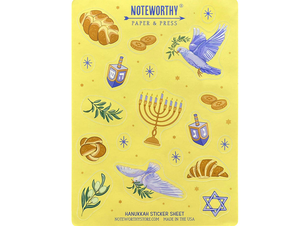 Hanukkah Sticker Sheet