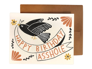 Happy Birthday Asshole, Single Card