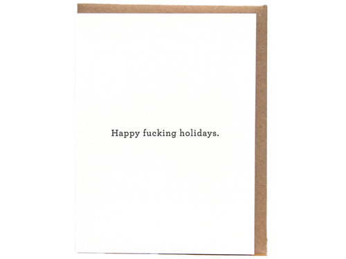 Happy Fucking Holidays, Single Card