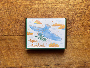 Hanukkah Dove Card