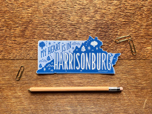 Harrisonburg Virginia Sticker