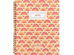 Hearts & Rainbows Notebook