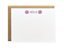 Hello Flower Flat Notes (Boxed Set of 8)