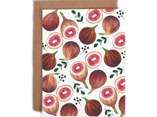Festive Figs Greeting Cards, Boxed Set of 8