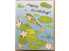 Hoppy Birthday Frog, Single Card