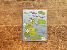 Hoppy Birthday Frog, Single Card