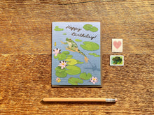 Hoppy Birthday Frog, Single Card