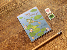 Hoppy Birthday Frog, Single Card