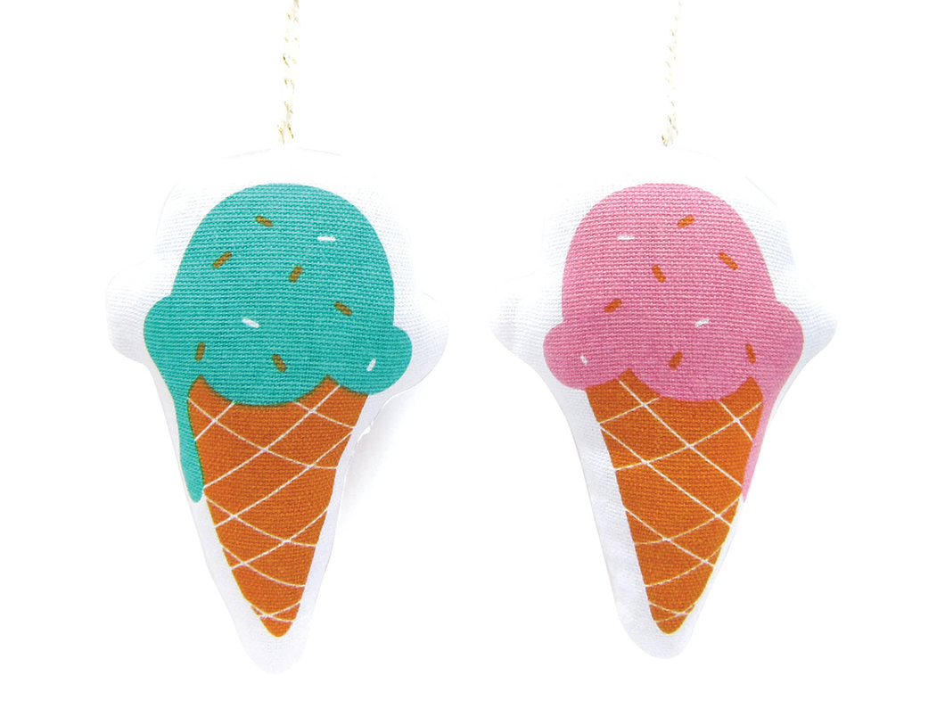 Ice Cream Holiday Ornament