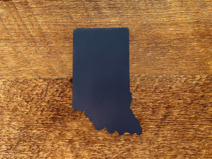 Heart In Indiana Map Magnet