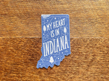 Indiana State Sticker
