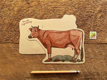 Jersey Cow Postcard
