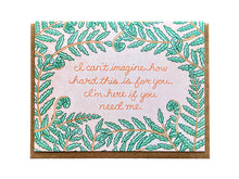 Here Ferns, Single Card
