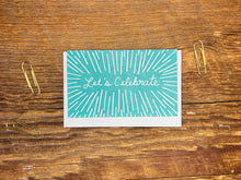 Let's Celebrate Enclosure Card
