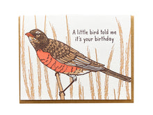 Little Bird Birthday Greeting Card