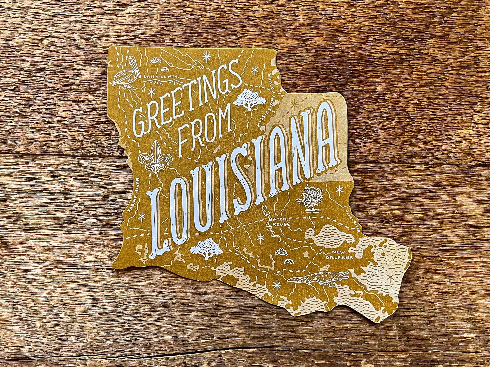 Greetings from Louisiana Postcard – Noteworthy Paper & Press