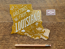 Greetings from Louisiana Postcard