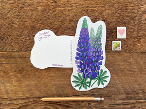 Lupine Postcard