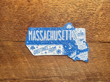 Greetings from Massachusetts Postcard