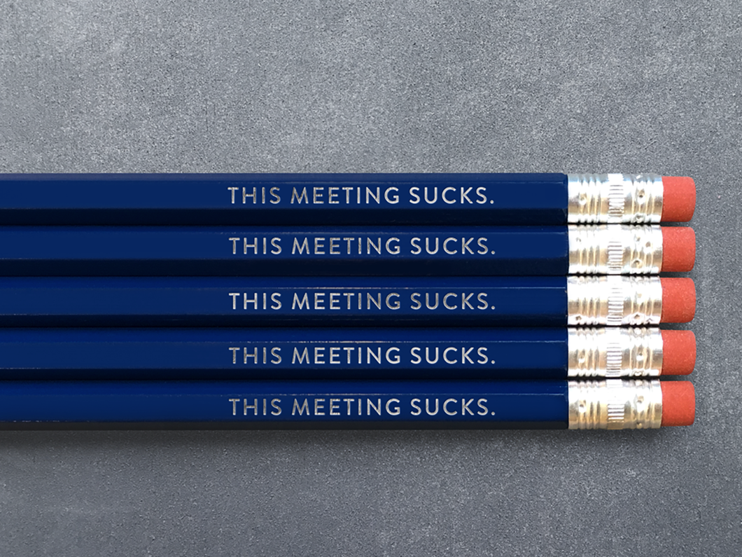 This Meeting Sucks, Pencil Pack of 5