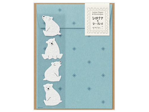 Polar Bear Letter Set with Stickers