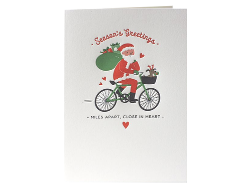 Biking Santa, Boxed Set of 6