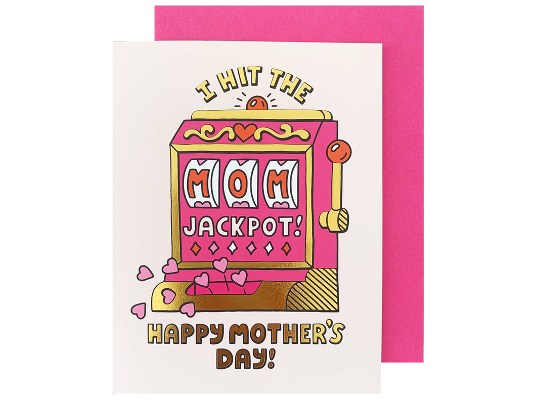 Mom Jackpot Mother's Day, Single Card