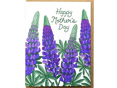 Mom Lupine Greeting Card