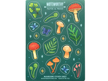 Mushrooms Sticker Sheet